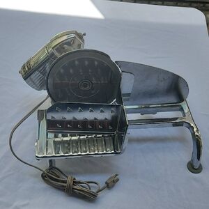 Electric Meat Slicer - Silver